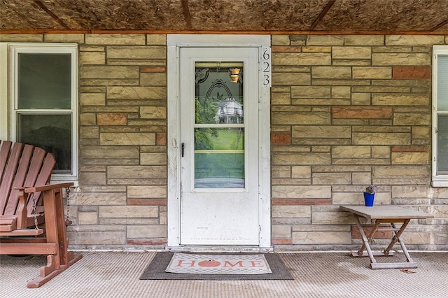 623 Rte 30, Findlay Twp, PA 15126 - property entrance with stone siding