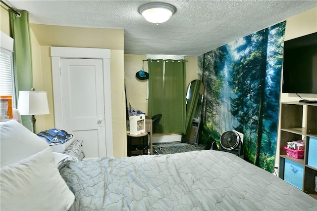1107 W Ridge Ave, Sharpsville, PA 16150 - bedroom with a textured ceiling and a closet