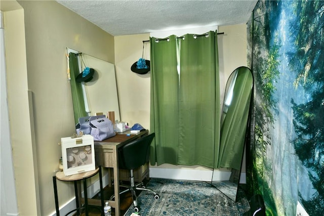 1107 W Ridge Ave, Sharpsville, PA 16150 - full bathroom featuring a textured ceiling and a shower with shower curtain