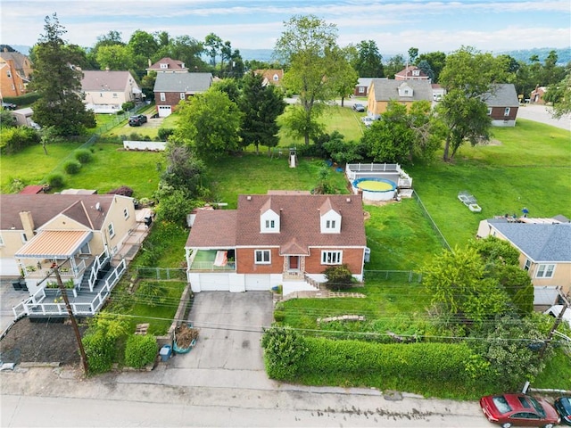 615 School St, West Mifflin, PA 15122 - aerial perspective of suburban area
