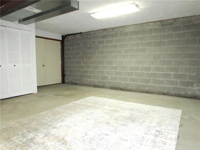 3853 Grist Mill Ln, Murrysville, PA 15668 - basement with concrete block wall