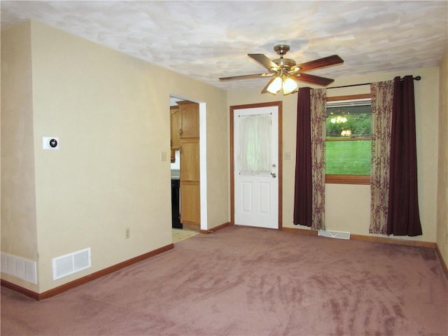 3853 Grist Mill Ln, Murrysville, PA 15668 - carpeted empty room featuring baseboards and a ceiling fan