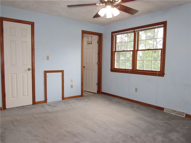 3853 Grist Mill Ln, Murrysville, PA 15668 - carpeted empty room featuring a ceiling fan and baseboards