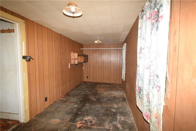 420 Tanner St, Sharon, PA 16146 - basement with wood walls and carpet floors