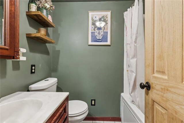 4296 Morefield Rd, Hermitage, PA 16148 - bathroom featuring vanity and tile patterned floors