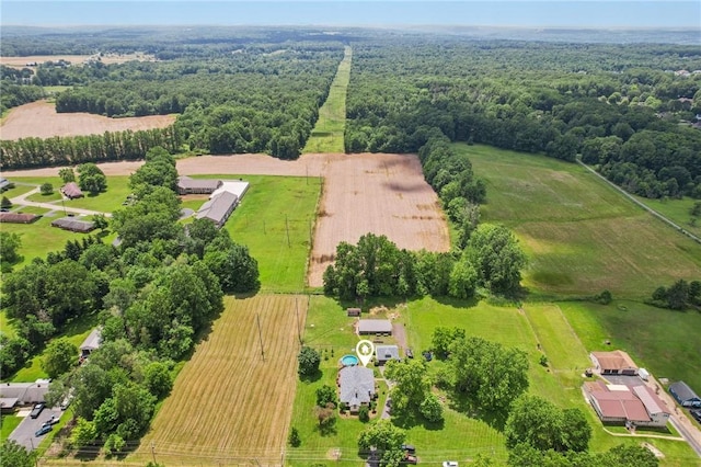 4296 Morefield Rd, Hermitage, PA 16148 - aerial view of sparsely populated area with large plots for crops