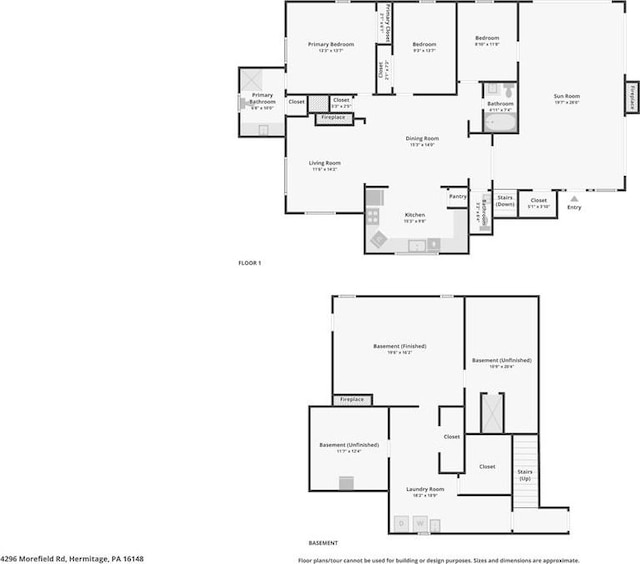 4296 Morefield Rd, Hermitage, PA 16148 - view of home floor plan