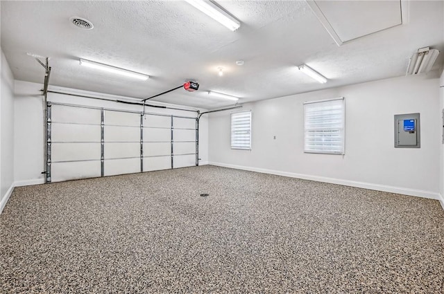 117 Clubhouse Cir, Shenango Twp Mer, PA 16159 - garage featuring electric panel and a garage door opener