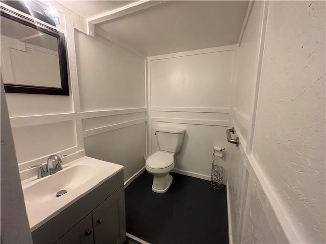 26 Mount View Dr, Burgettstown Boro, PA 15021 - bathroom featuring toilet and vanity