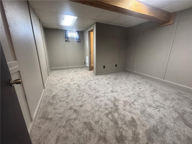 26 Mount View Dr, Burgettstown Boro, PA 15021 - below grade area with carpet flooring and baseboards
