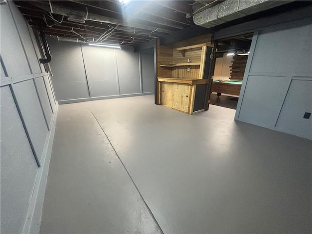 26 Mount View Dr, Burgettstown Boro, PA 15021 - view of unfinished below grade area