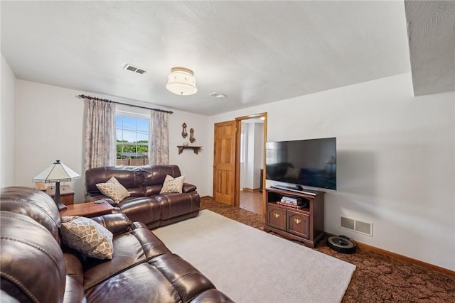 1952 Dearborn Dr, White Oak, PA 15131 - living area with baseboards and carpet flooring