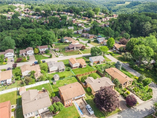 1952 Dearborn Dr, White Oak, PA 15131 - aerial perspective of suburban area featuring a forest