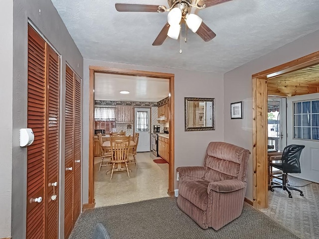 1138 Union Ave, Brackenridge, PA 15014 - office space featuring light colored carpet and ceiling fan