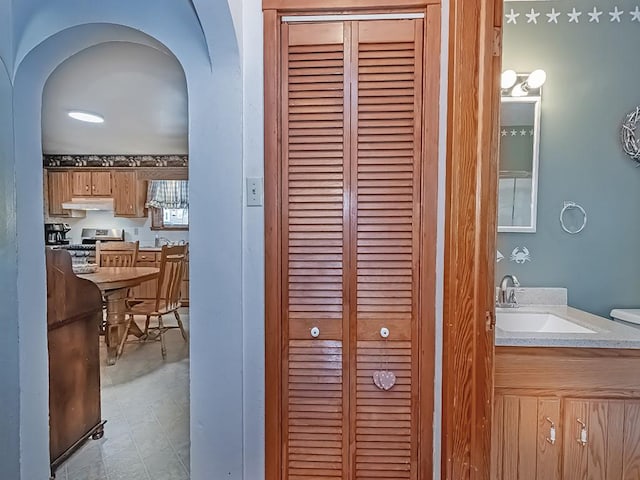1138 Union Ave, Brackenridge, PA 15014 - bathroom featuring a closet and vanity