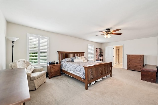 509 Saddle Ridge Dr, Penn Twp Wml, PA 15642 - bedroom featuring light colored carpet and a ceiling fan