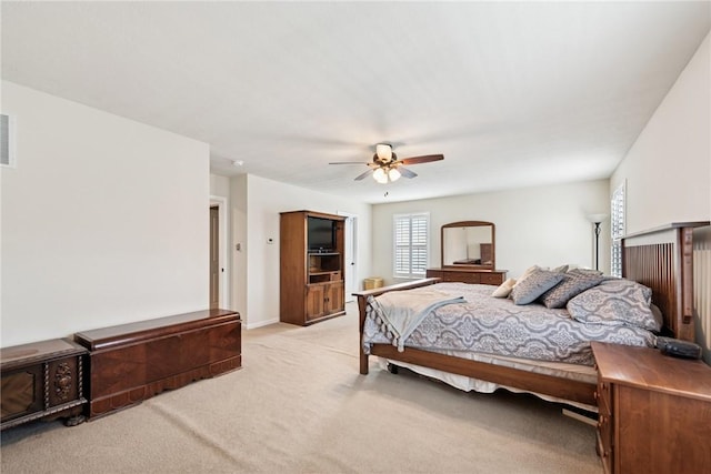 509 Saddle Ridge Dr, Penn Twp Wml, PA 15642 - bedroom featuring light carpet and ceiling fan