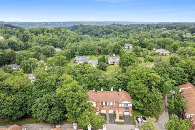 206 Little Hollow Dr, Aleppo, PA 15143 - aerial view of a heavily wooded area