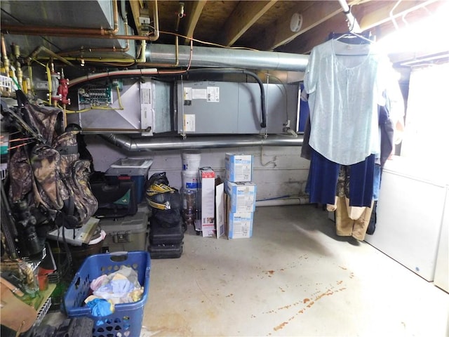 577 Woodside Old Frame Rd, Smithfield, PA 15478 - view of unfinished below grade area