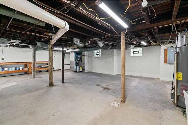 616 W College St, Canonsburg, PA 15317 - basement with heating unit and water heater