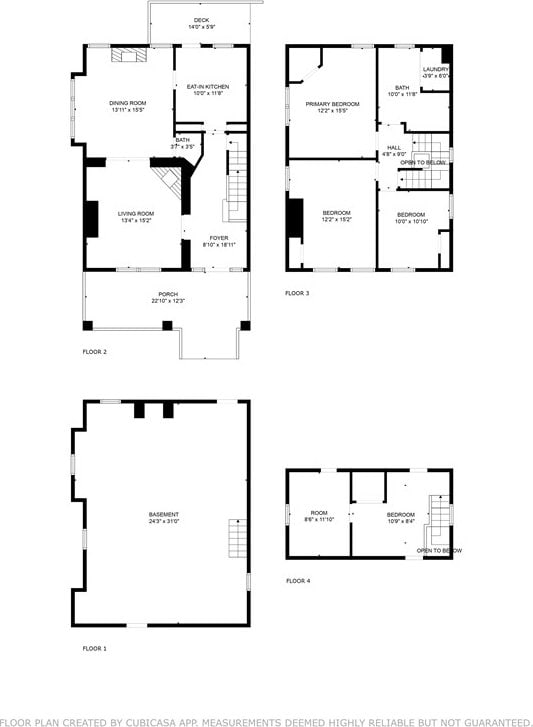 616 W College St, Canonsburg, PA 15317 - view of floor plan / room layout