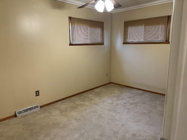 170 Canal St, Center Twp/Homer Cty, PA 15748 - carpeted empty room with crown molding and ceiling fan