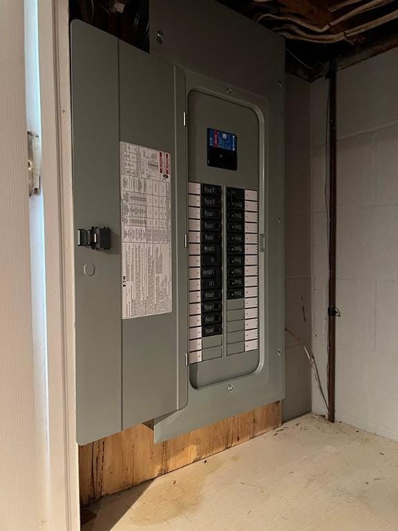 170 Canal St, Center Twp/Homer Cty, PA 15748 - utility room featuring electric panel
