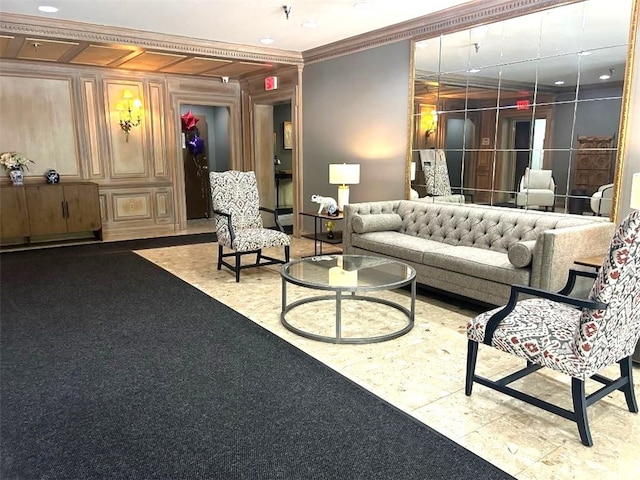 5715 Beacon St Unit 511, Squirrel Hill, PA 15217 - lobby with ornamental molding