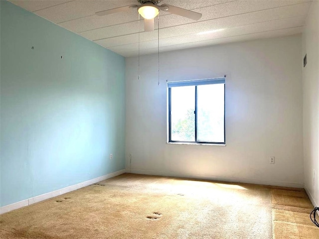 5715 Beacon St Unit 511, Squirrel Hill, PA 15217 - unfurnished room with carpet flooring and ceiling fan
