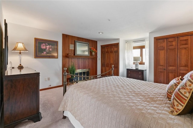 585 Taylor Dr, North Strabane, PA 15317 - carpeted bedroom featuring two closets and baseboards