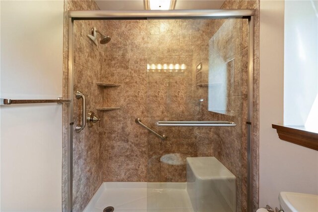 585 Taylor Dr, North Strabane, PA 15317 - full bathroom with a shower stall