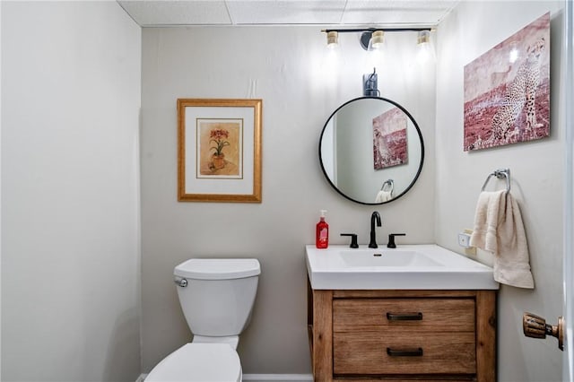 585 Taylor Dr, North Strabane, PA 15317 - bathroom featuring toilet and vanity