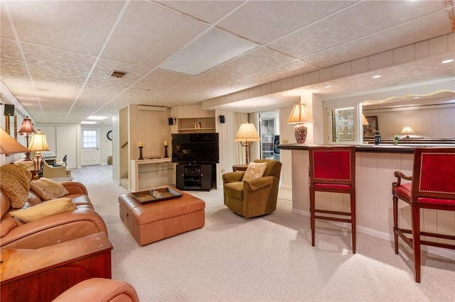 585 Taylor Dr, North Strabane, PA 15317 - carpeted living area with baseboards