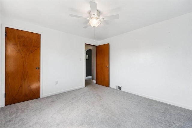 4057 Eliza St, West Mifflin, PA 15122 - unfurnished bedroom with carpet flooring and a ceiling fan