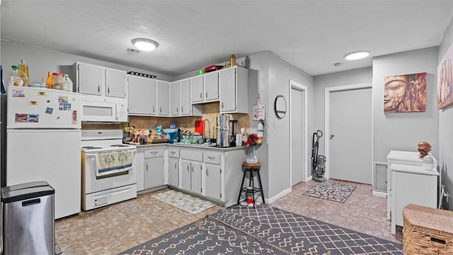 117 Carroll St, Aliquippa, PA 15001 - kitchen with white appliances and a sink