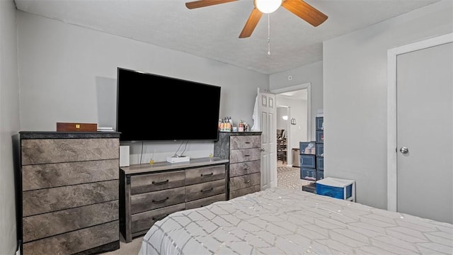117 Carroll St, Aliquippa, PA 15001 - carpeted bedroom with a ceiling fan