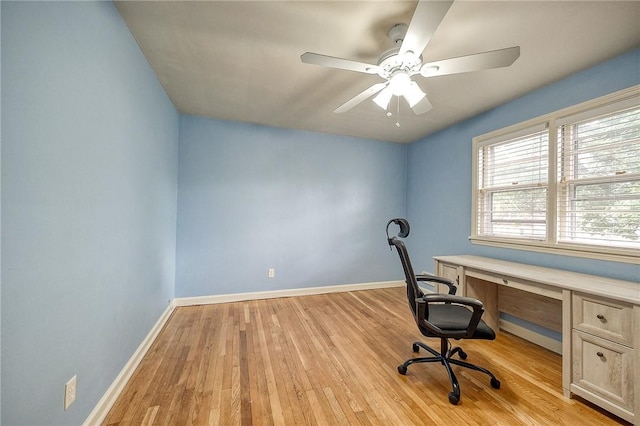 6833 Meade St Unit 17, Point Breeze, PA 15208 - unfurnished office featuring light wood finished floors and ceiling fan