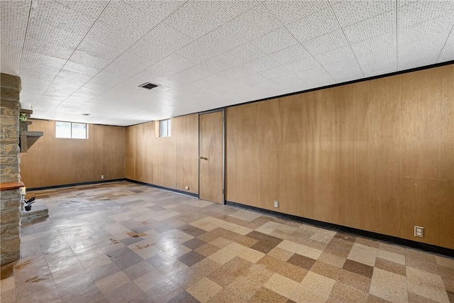 17 Fremont Rd, Pa, PA 15022 - basement with light floors and wood walls