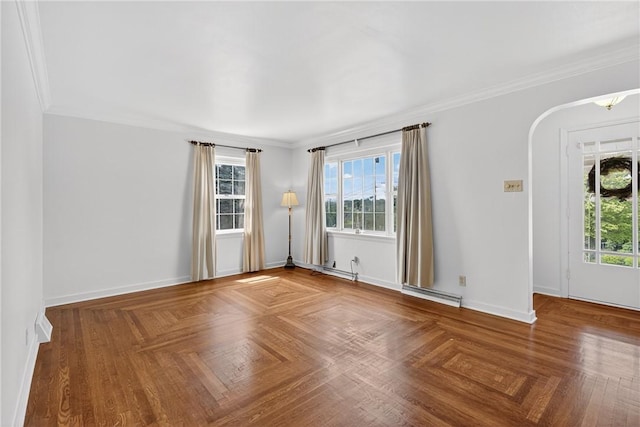 17 Fremont Rd, Pa, PA 15022 - spare room featuring plenty of natural light and ornamental molding