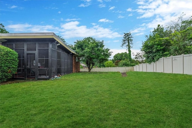 1230 Northwestern Dr, Monroeville, PA 15146 - fenced backyard featuring a sunroom