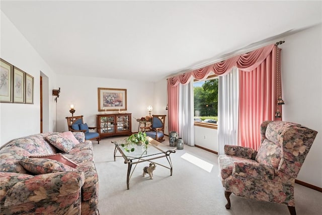 207 State Park Rd, New Alexandria, PA 15670 - living room with carpet and baseboards