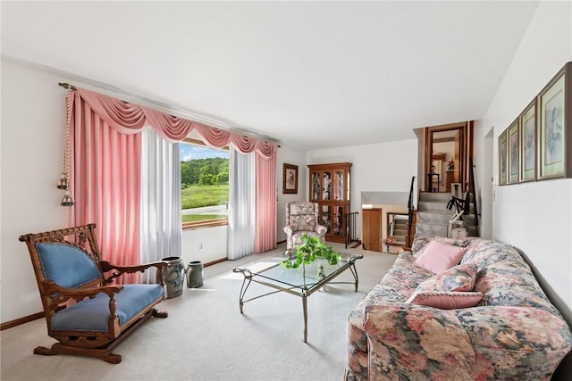 207 State Park Rd, New Alexandria, PA 15670 - living room with light carpet