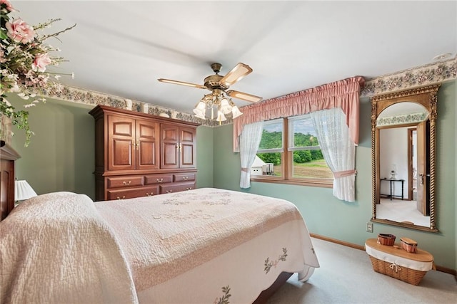 207 State Park Rd, New Alexandria, PA 15670 - bedroom with carpet flooring and ceiling fan