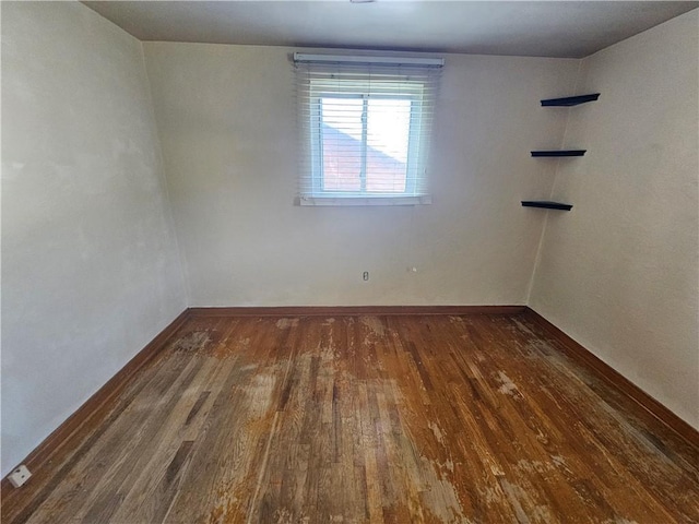 4235 Willow Ave, Castle Shannon, PA 15234 - unfurnished room with hardwood / wood-style floors and baseboards