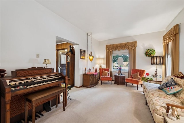 340 Weldon St, Latrobe, PA 15650 - living area featuring light carpet