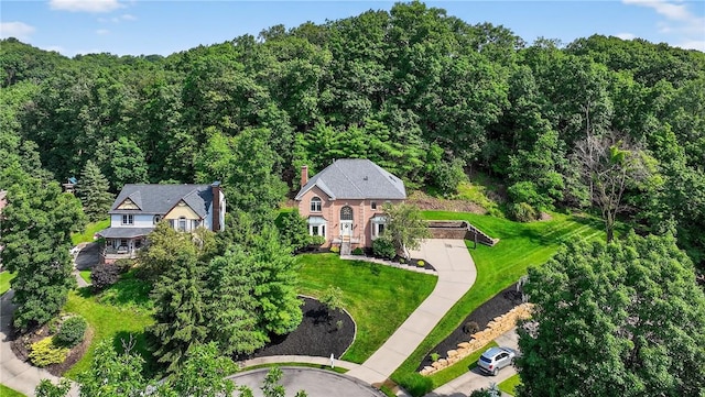 408 Bryn Ct, Ross Twp, PA 15237 - view from above of property featuring a forest