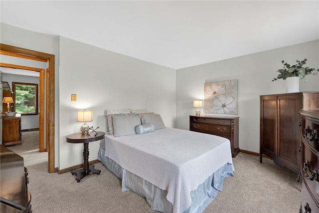 408 Bryn Ct, Ross Twp, PA 15237 - bedroom with light carpet and baseboards