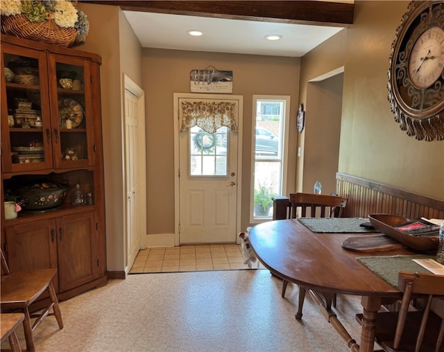 169 Orchard Dr, Brighton Twp, PA 15009 - foyer entrance with recessed lighting and baseboards