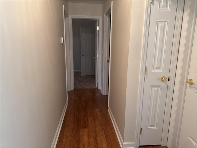 1523 Timothy Dr, Derry Twp, PA 15650 - hall featuring dark wood-style floors and baseboards
