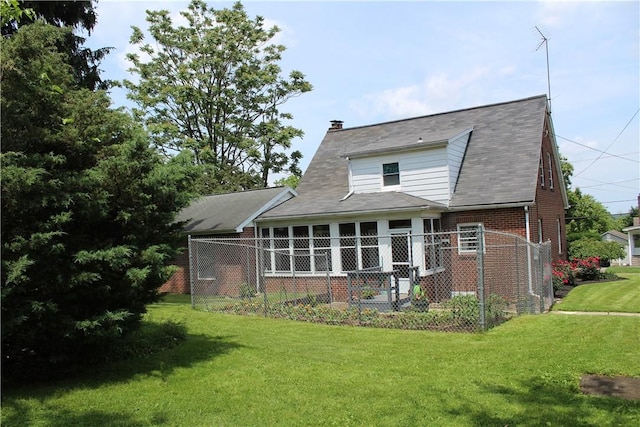 539 Milliken Ave, Sharpsville, PA 16150 - back of property featuring brick siding
